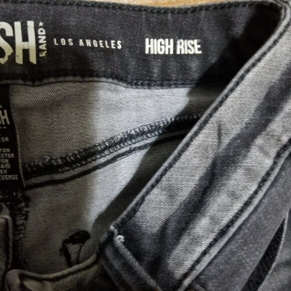 Rewash Jean Size 26 Distressed Button Fly High Waist Grunge - Picture 4 of 5